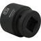 Dynamic 1" Drive Standard Socket, Black Phosphate, Tools 1-13/16" X 1" Drive, 6 Point Standard Length D025358 - alternate 4